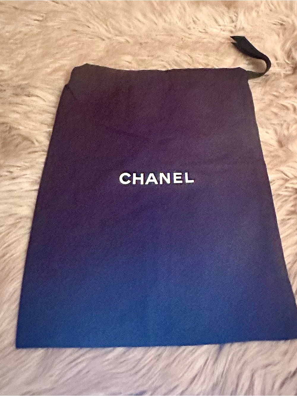 CHANEL Navy Dust Bag - Protective Storage Cover
